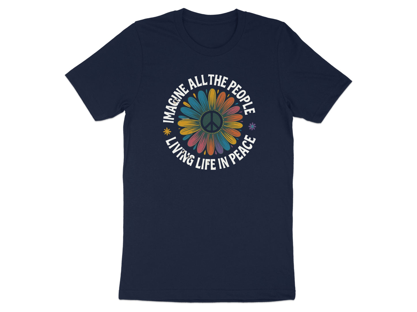 Imagine All The People Living Life In Peace Shirt product