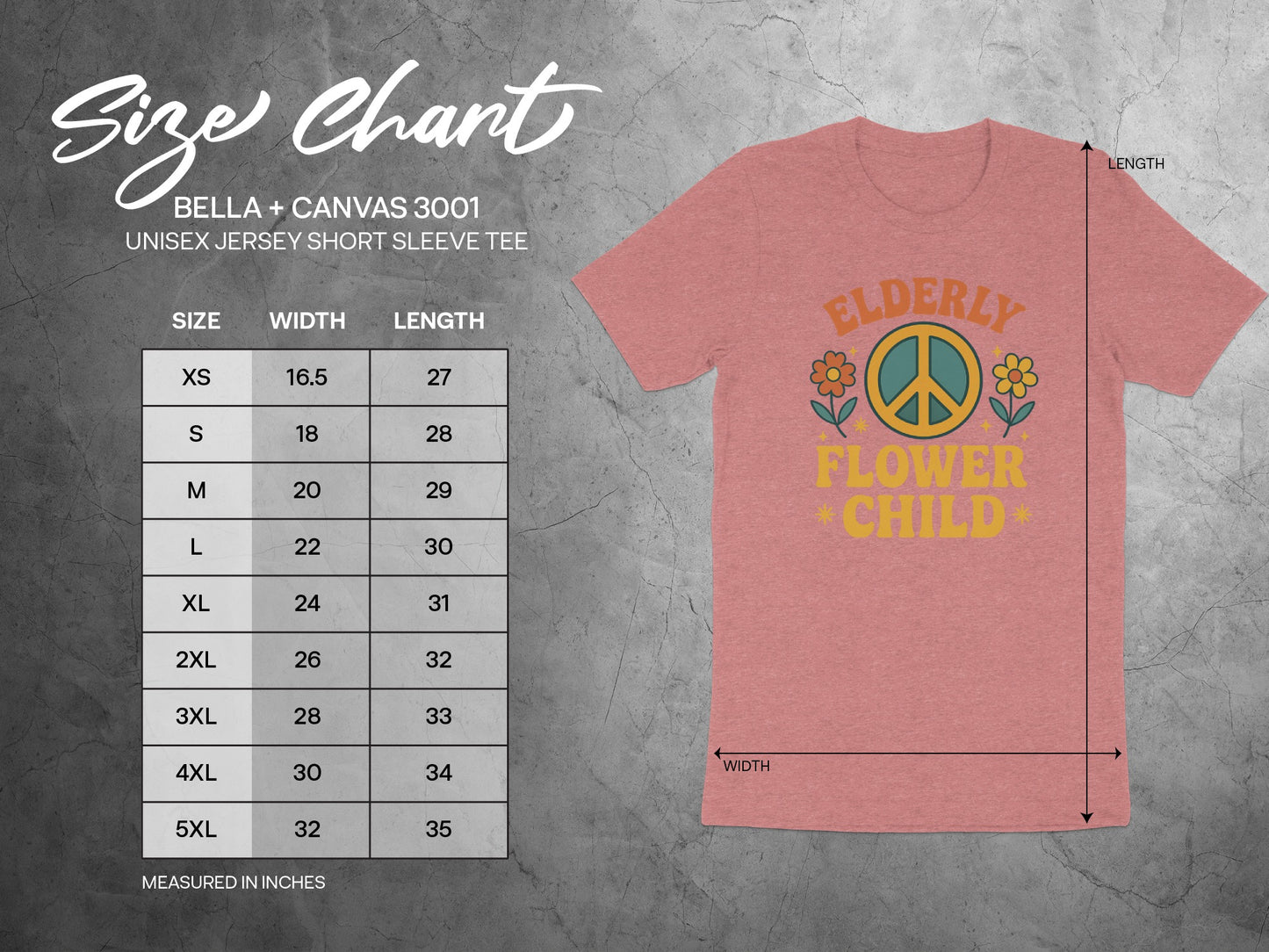 Elderly Flower Child Unisex Jersey Short Sleeve product
