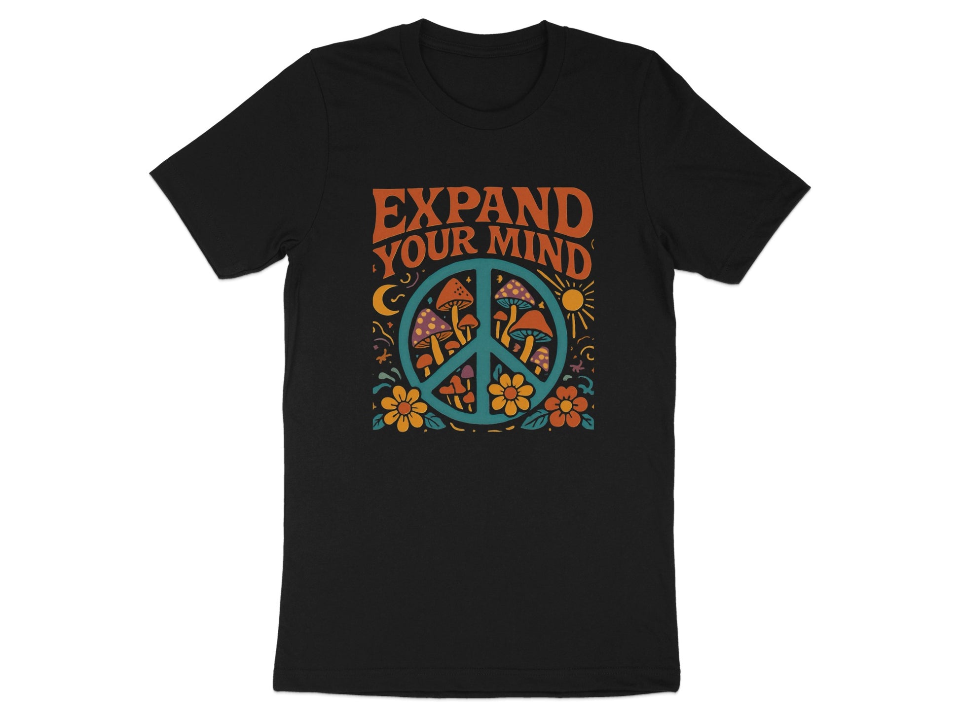 Expand Your Mind Peace Sign Graphic T-Shirt product type
