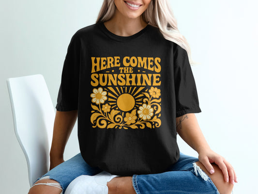 Here Comes The Sunshine Graphic Print T-Shirt product type