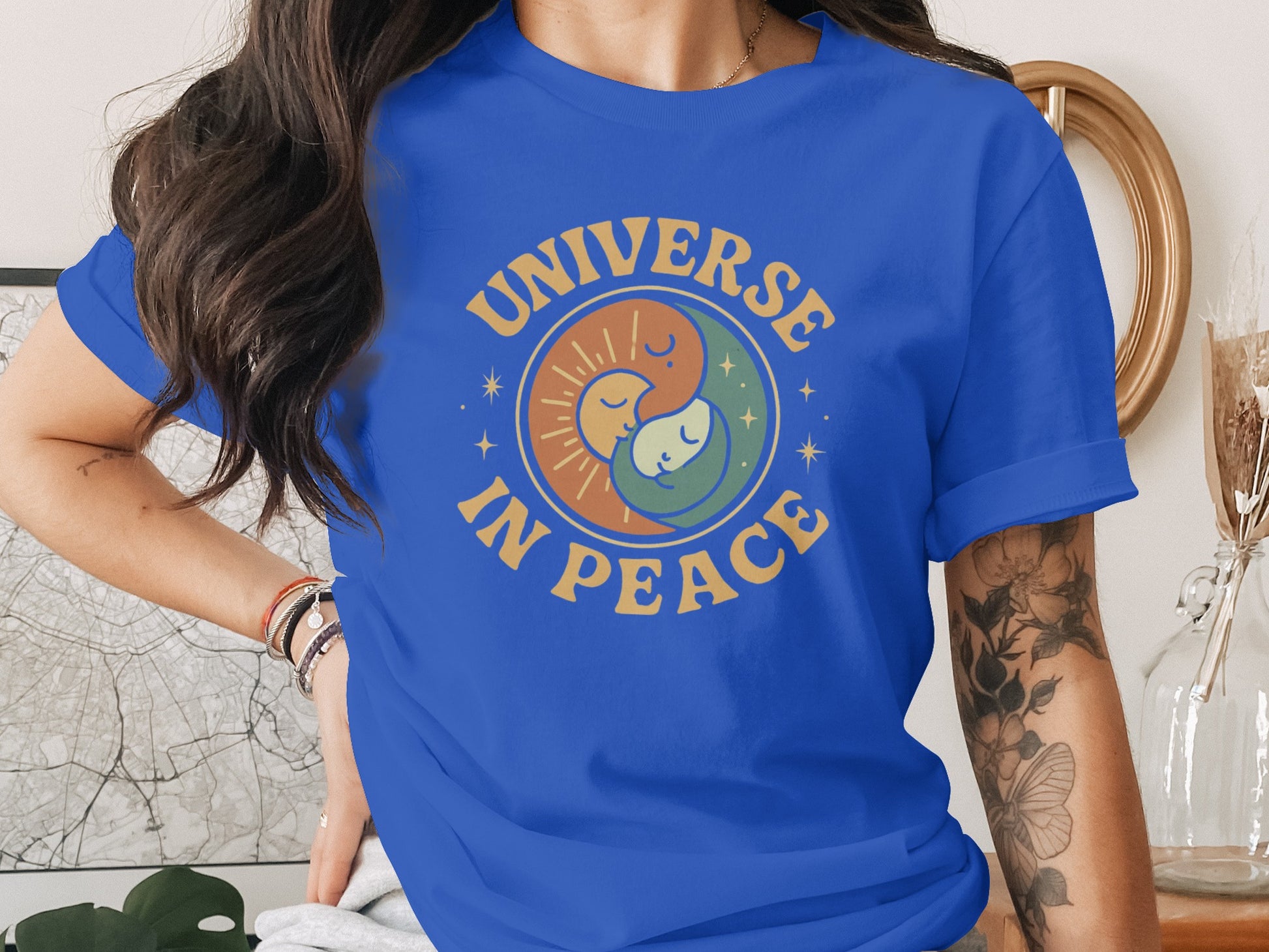 Universe in Peace Graphic Tee Shirt product type