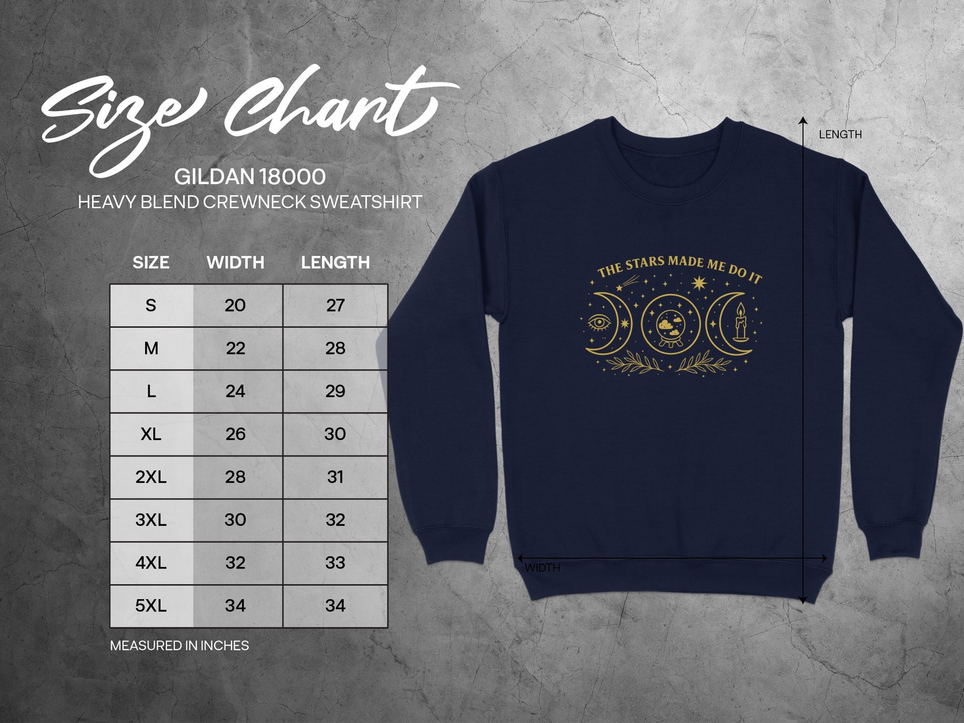 The Stars Made Me Do It Heavy Blend Sweatshirt product