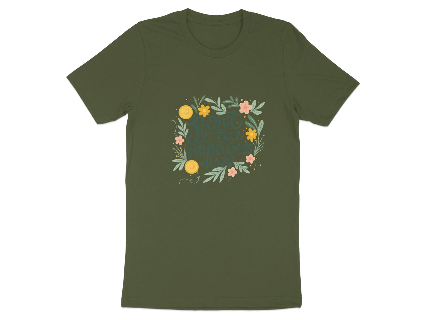 Home is in the garden graphic print t-shirt product