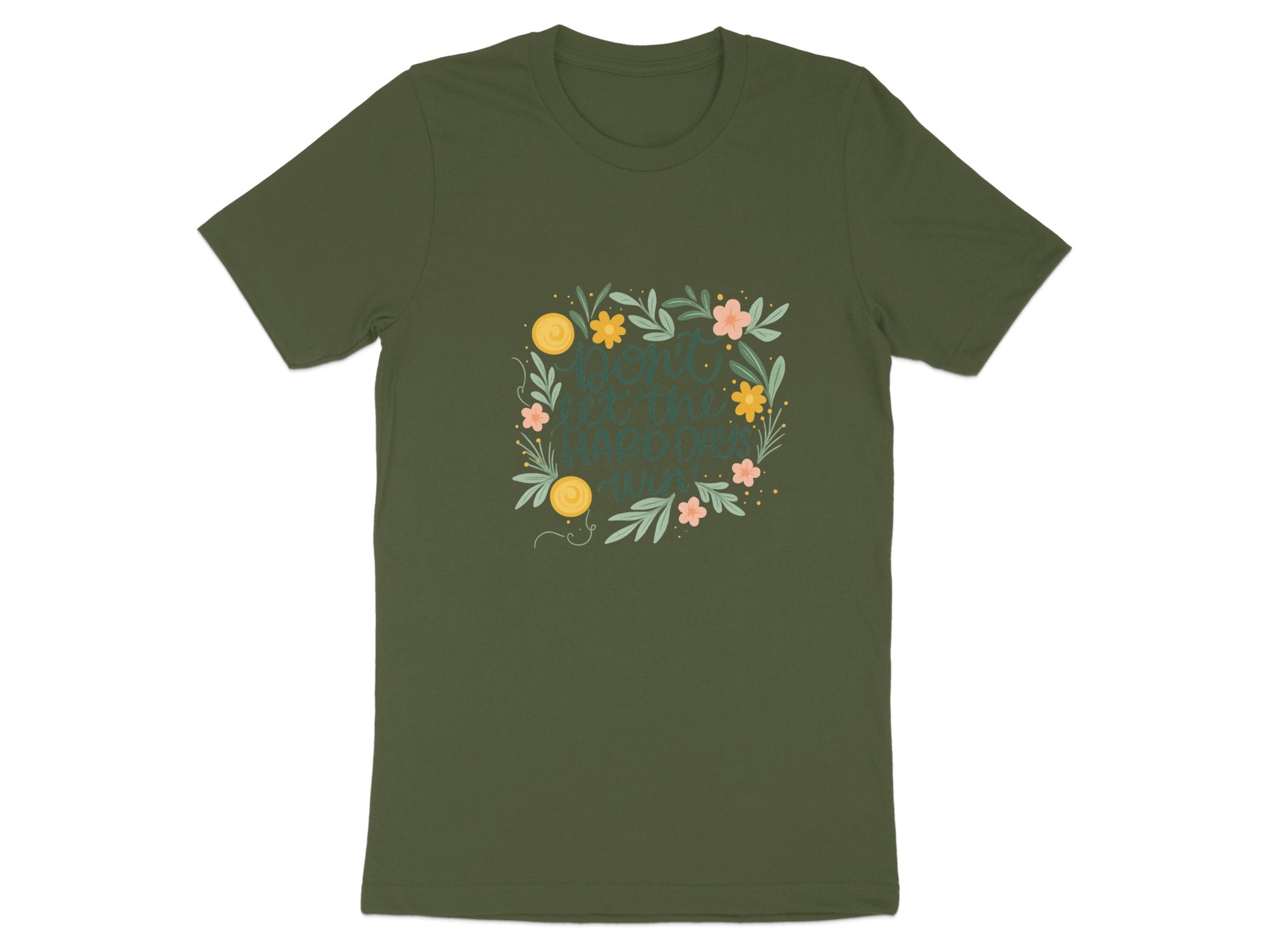 Home is in the garden graphic print t-shirt product