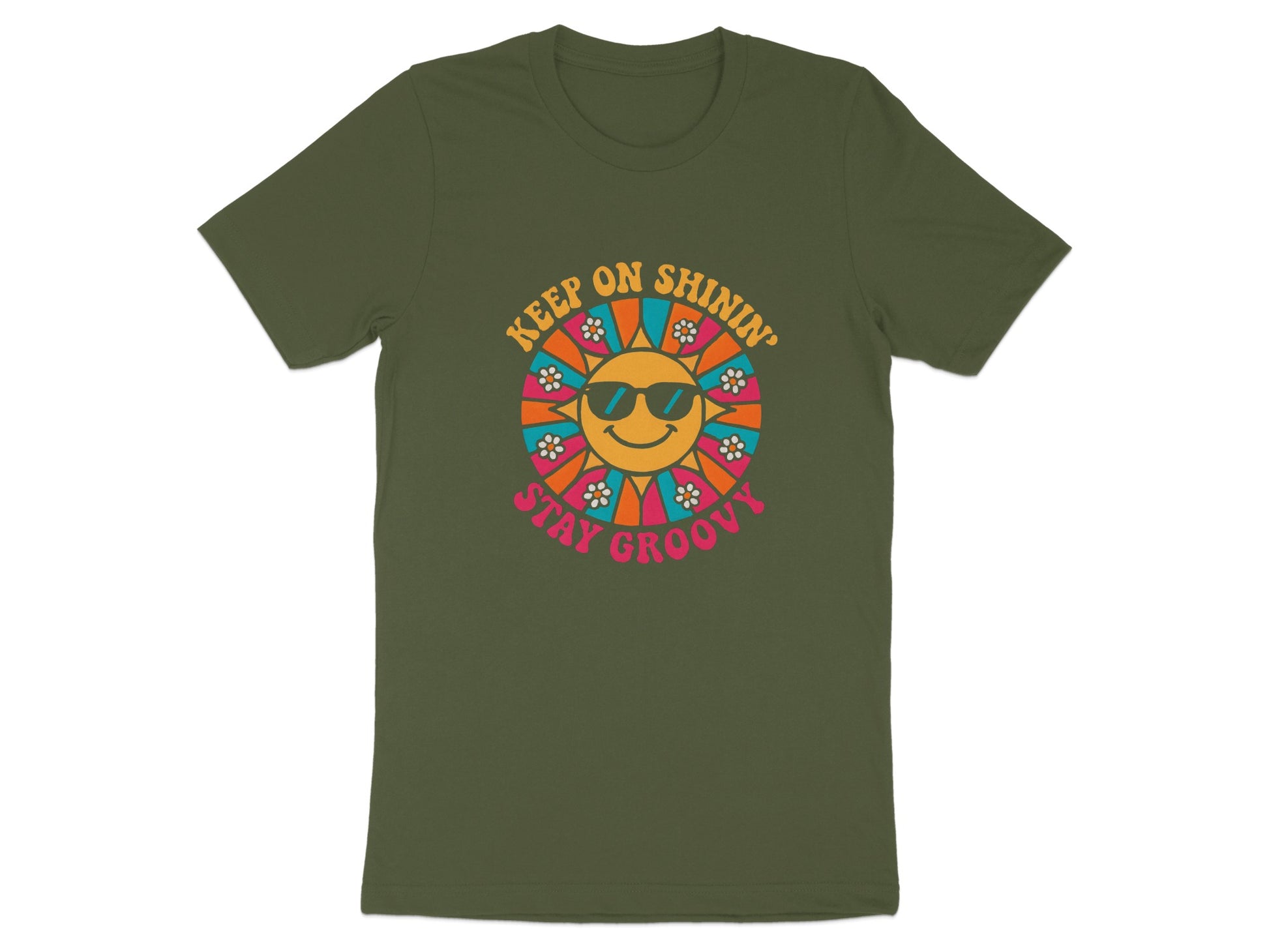 Keep on Shinin Stay Groovy Retro Design T-Shirt product type