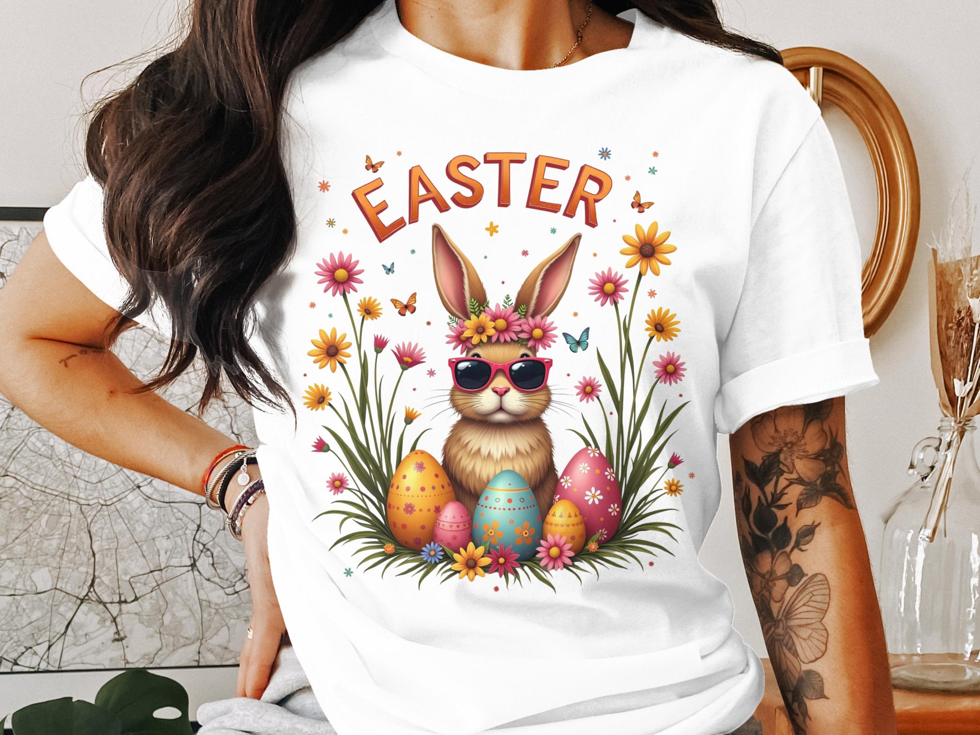 Easter Bunny with Sunglasses T-Shirt product