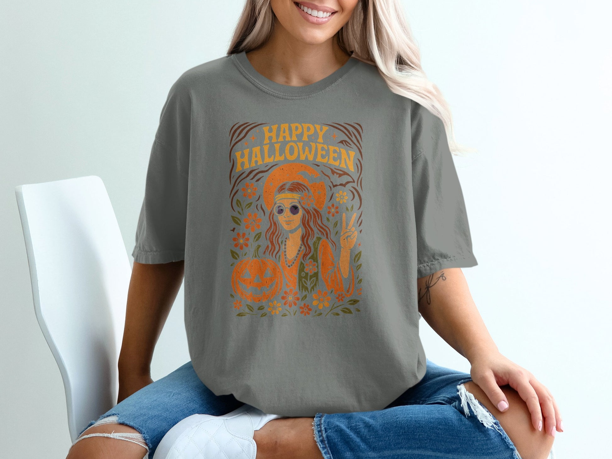 Happy Halloween Graphic Tee for Festive Product