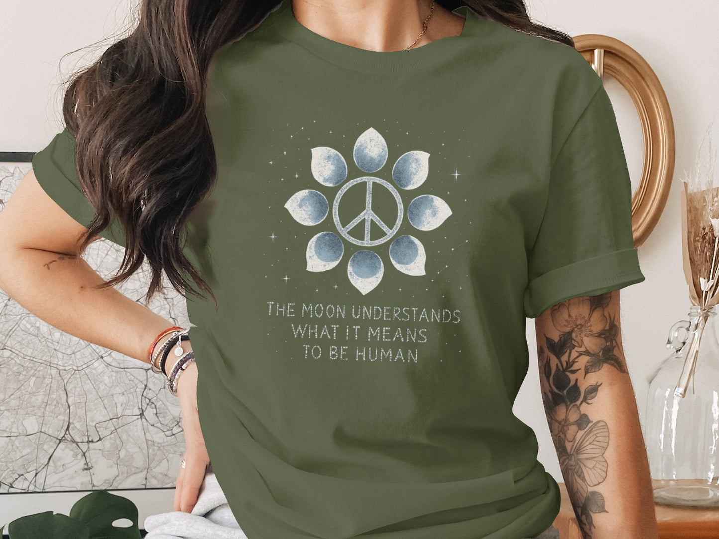 The Moon Understands Graphic Print T-shirt product