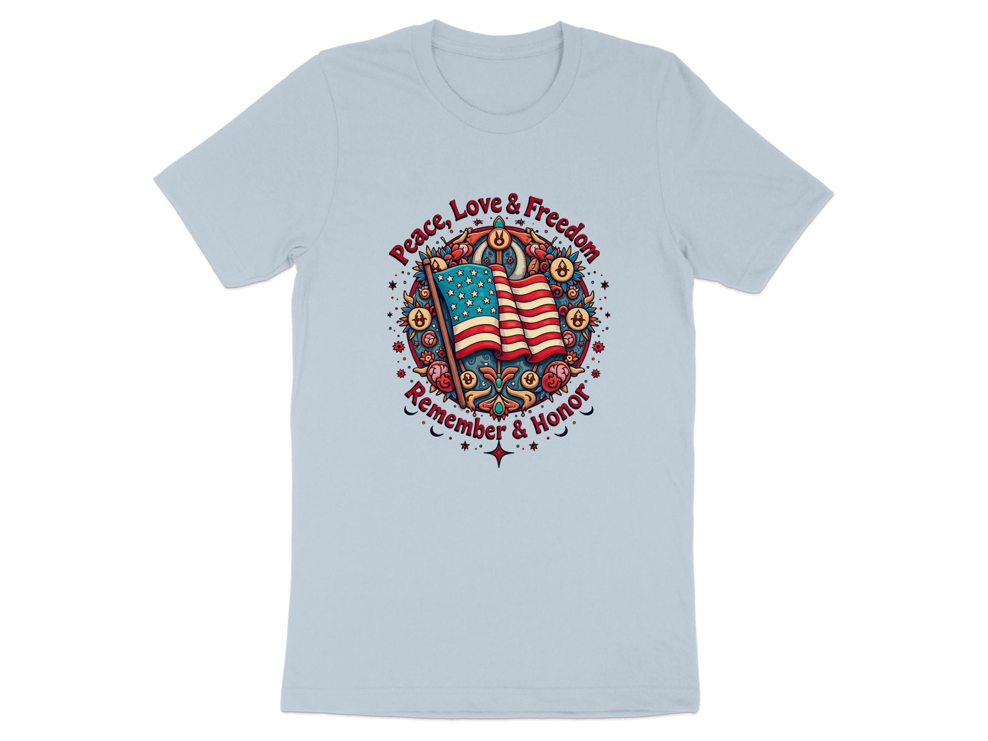 Peace Love and Freedom Remember and Honor product type