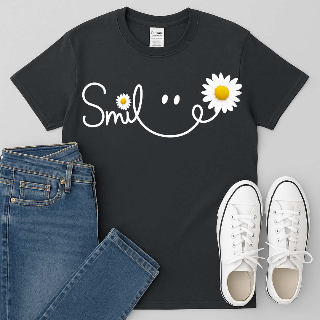 Smile Daisy Graphic Tee Casual Wear product type