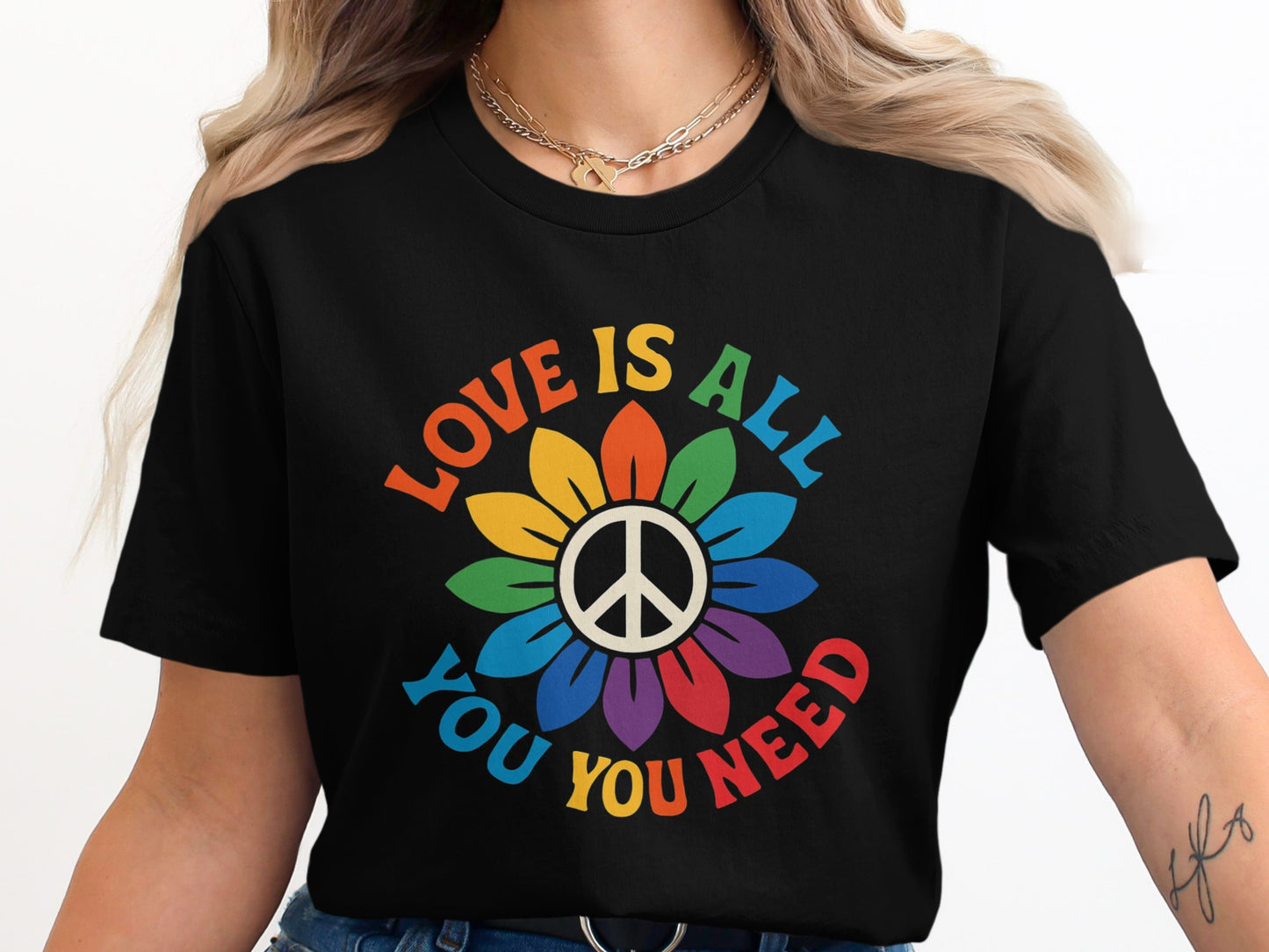 Love Is All You Need Peace Symbol Shirt product