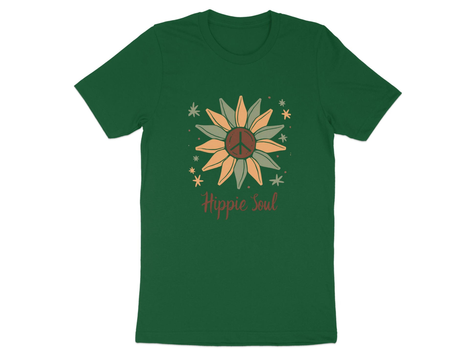 Peaceful Hippie Soul Sunflower Graphic Tee product