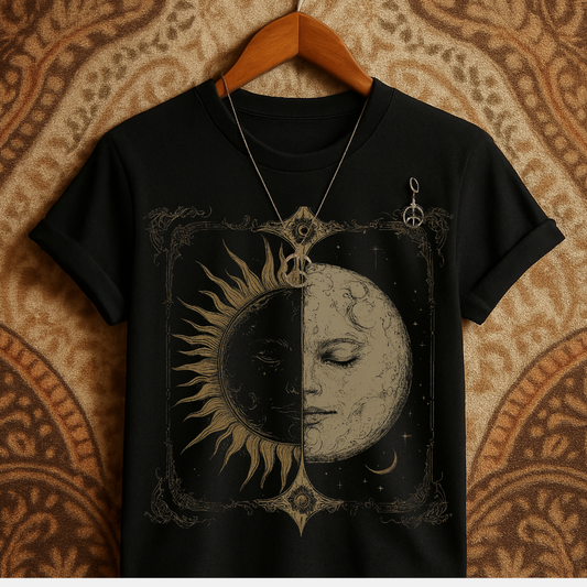 moon and sun tshirt