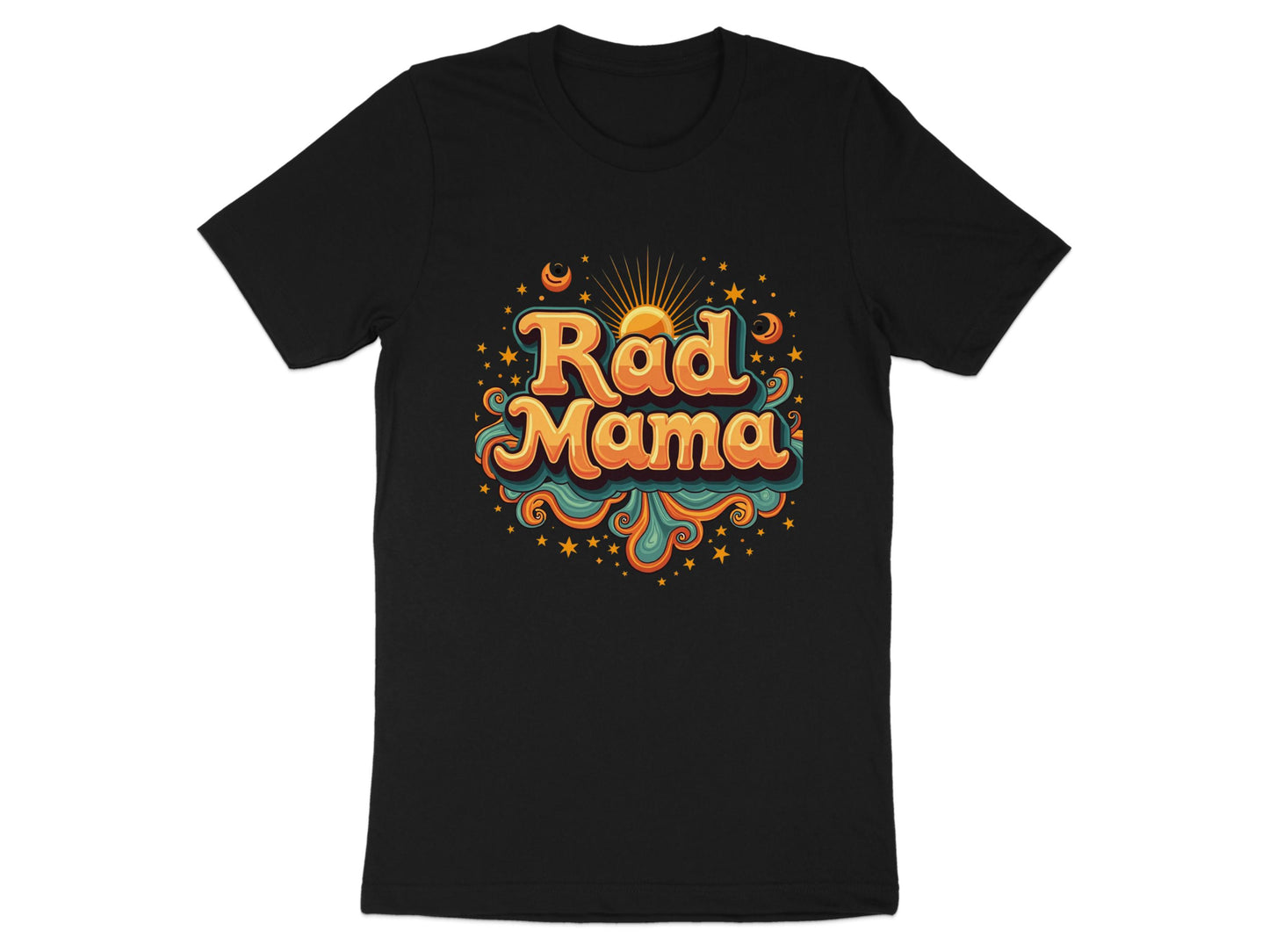 Retro Rad Mama Graphic Tee shirt product type