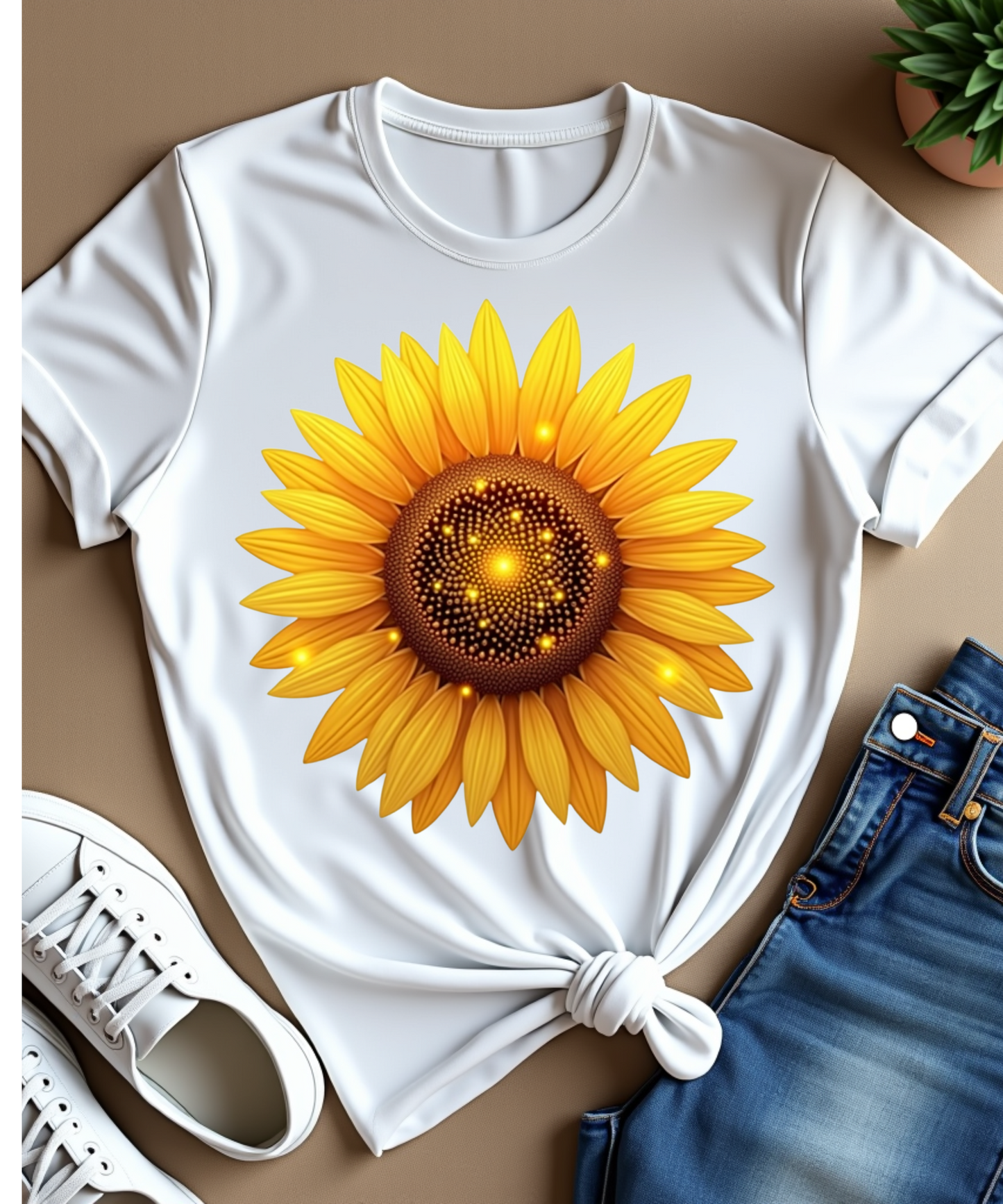 Sunflower fireflies Shirt, fireflies Tee, Mothers Day Gift Shirt, Sunflower Shirt, Floral Tshirt, Flowers Gift T-shirt, Botanical Tee,Flower