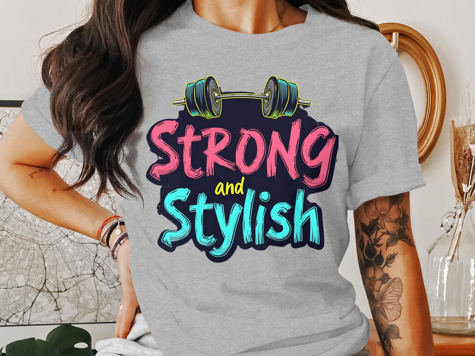 Kickstart your New Year fitness journey with inspiring t-shirt designs for gym lovers."