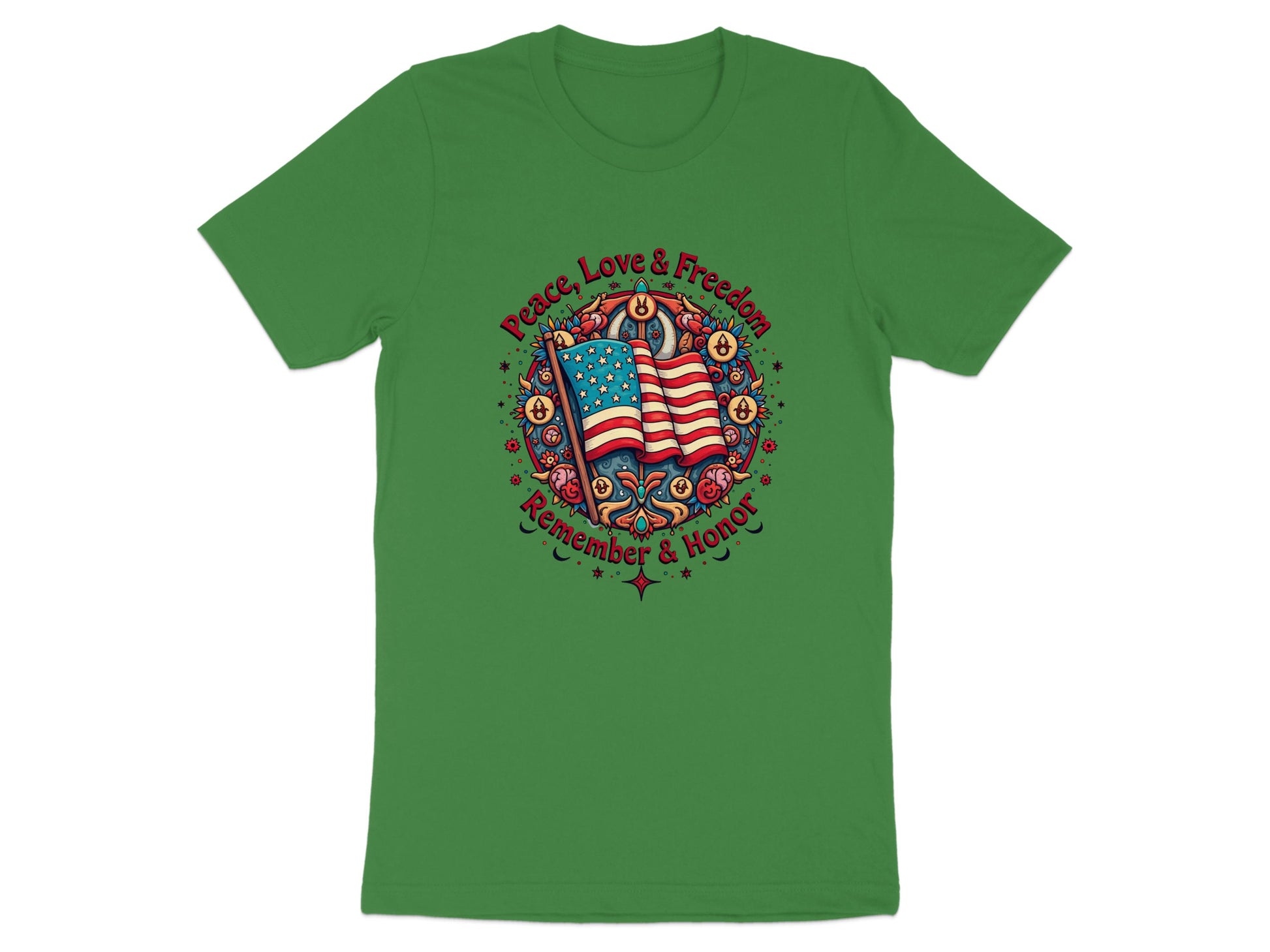 Peace Love Freedom Remember Honor T-shirt product type