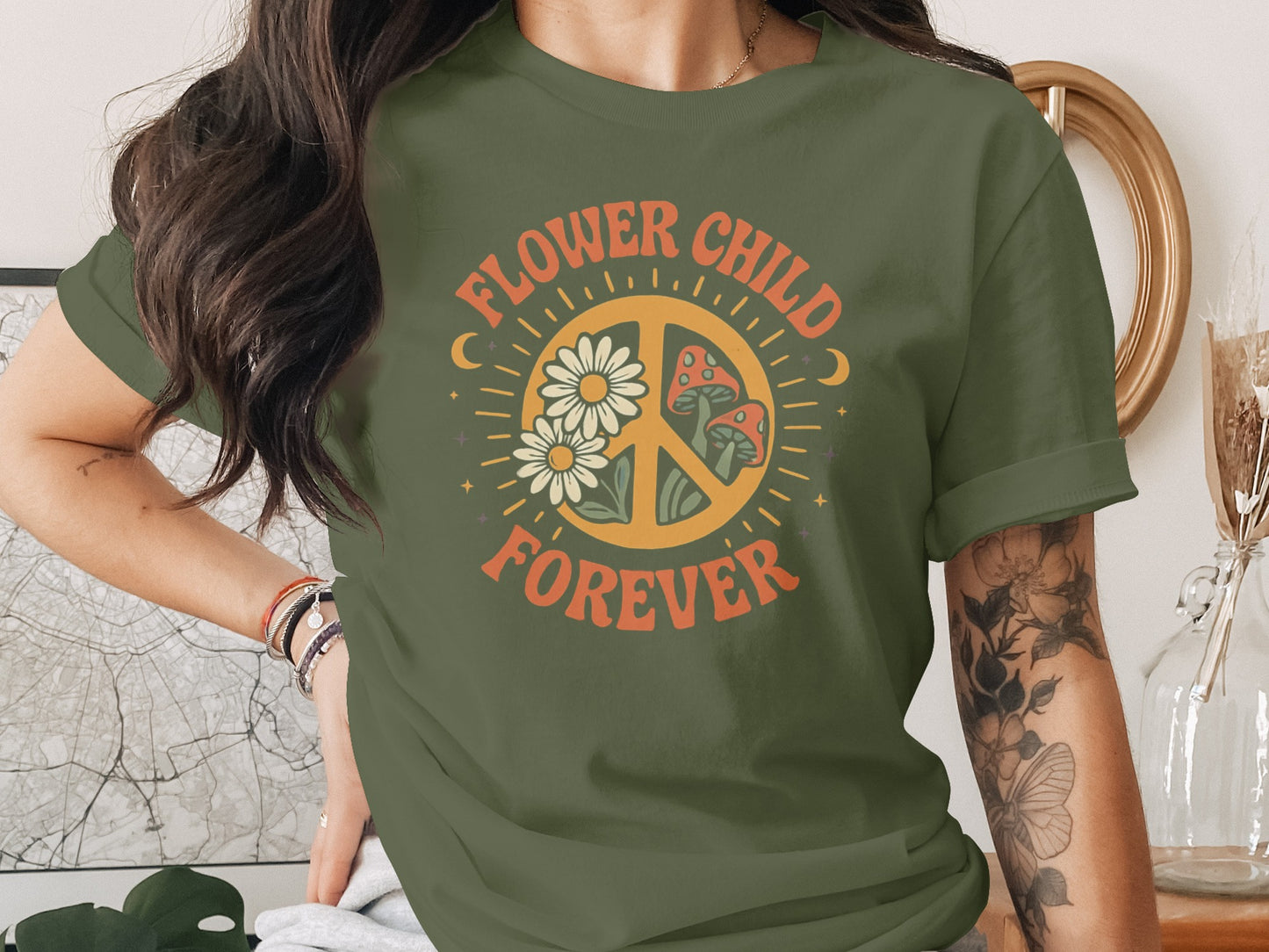 Flower Child Forever Graphic T-shirt product