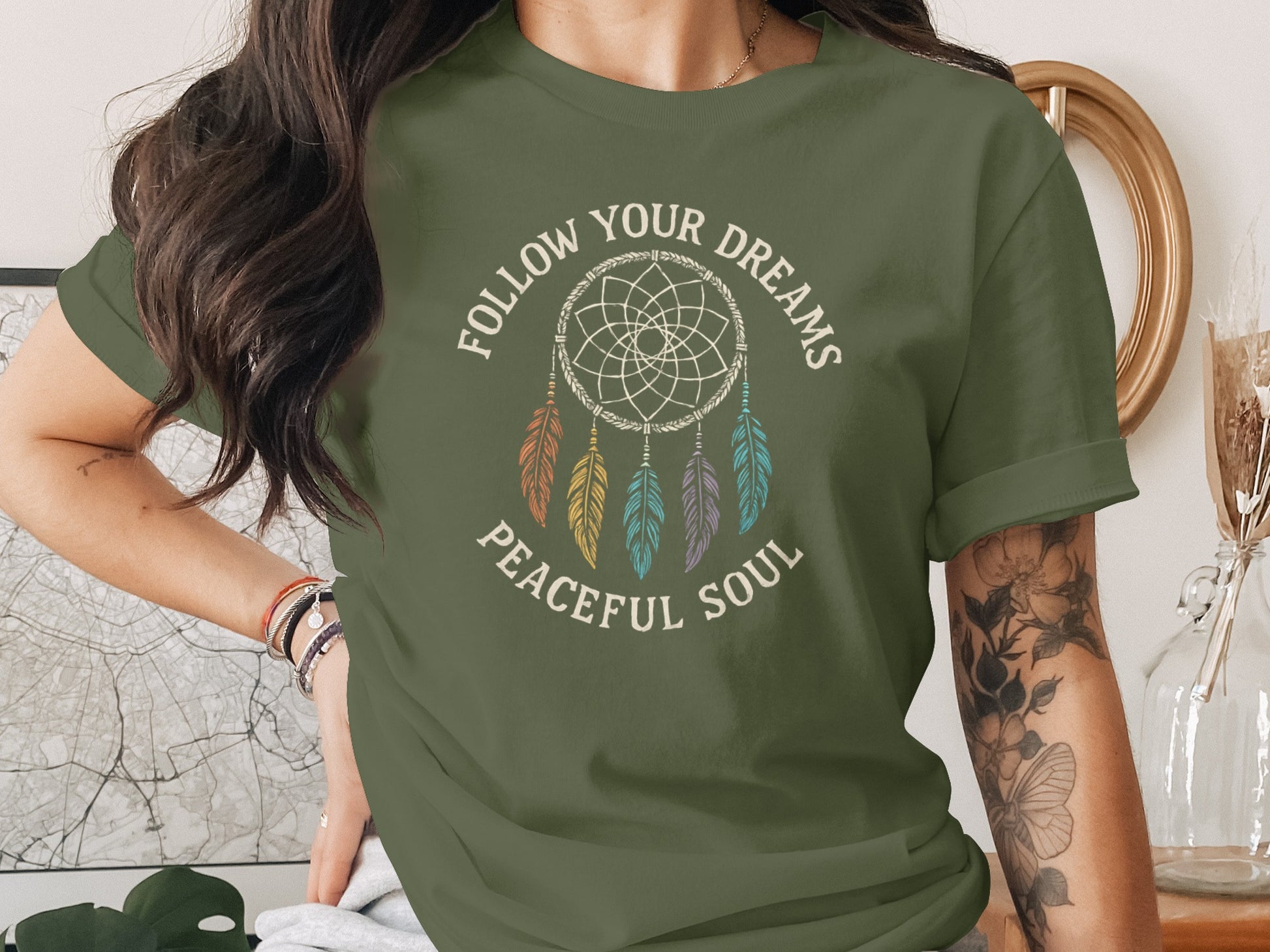Follow Your Dreams Peaceful Soul Dreamcatcher product type