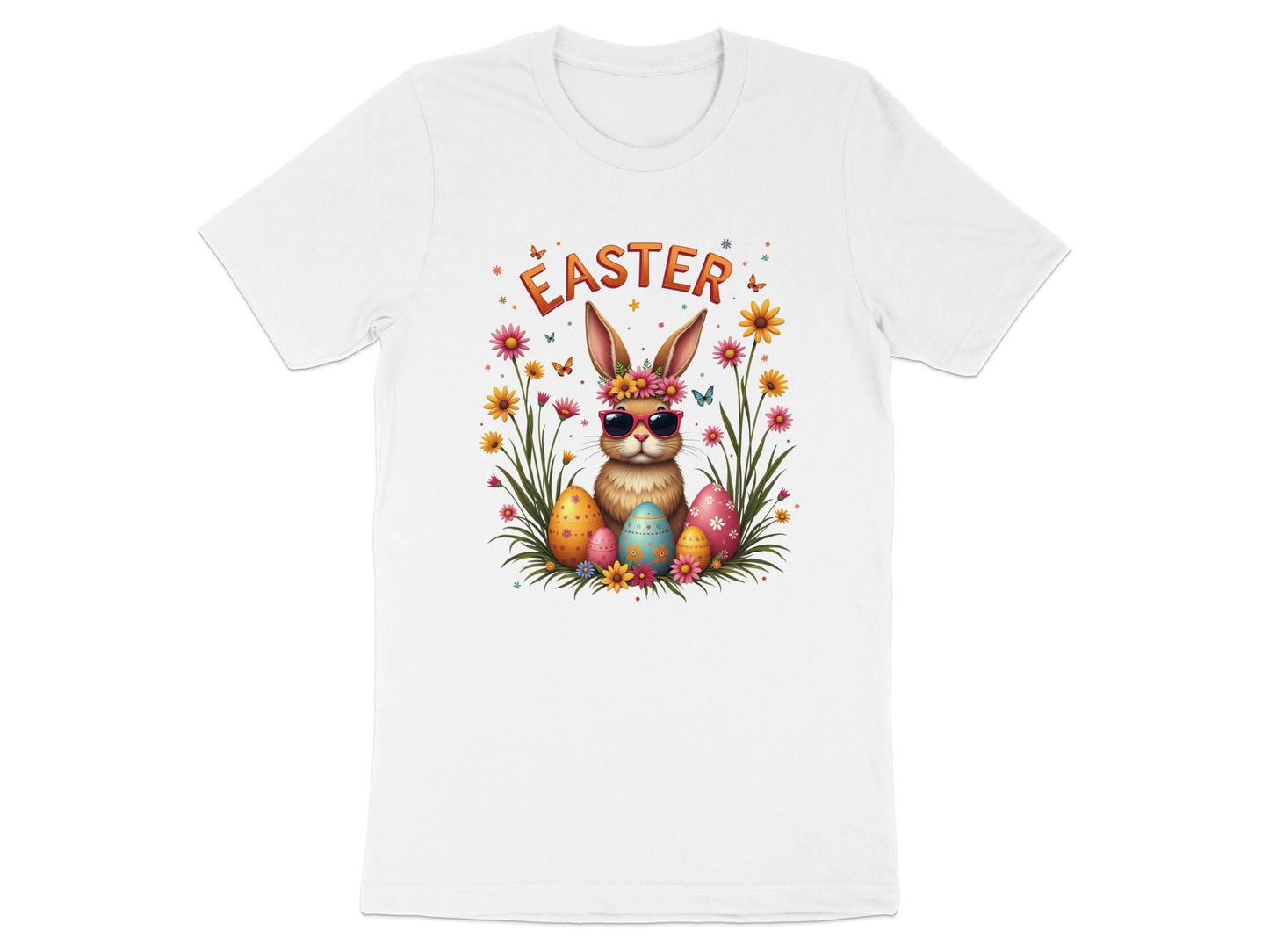 Cute Bunny Easter Egg Shirt Colorful Design product type