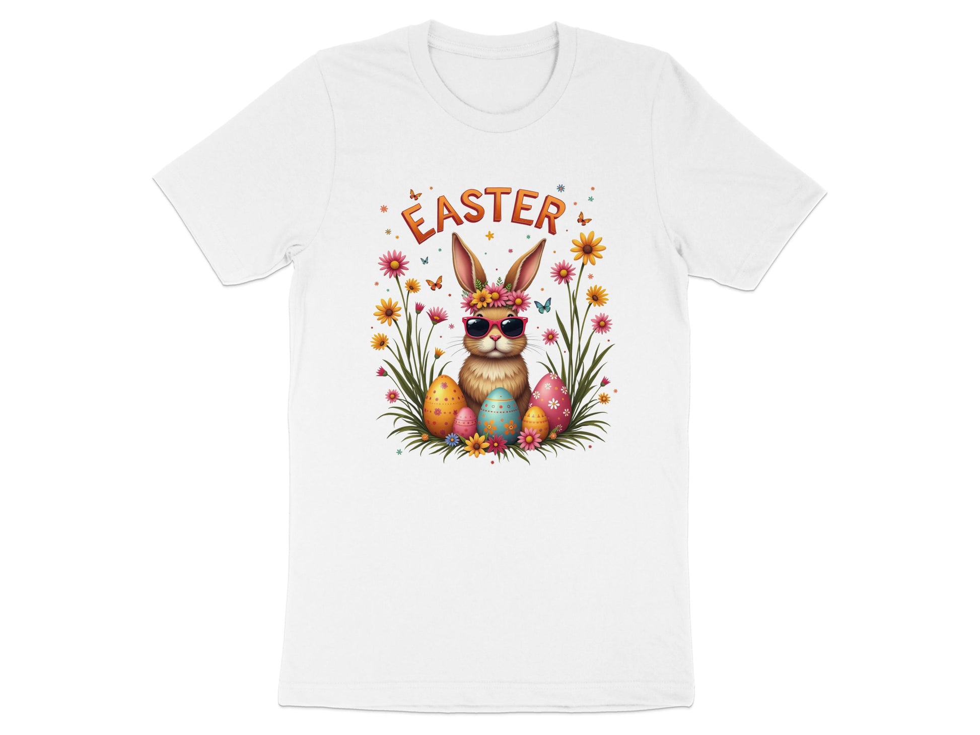 Cute Bunny Easter Egg Shirt Colorful Design product type