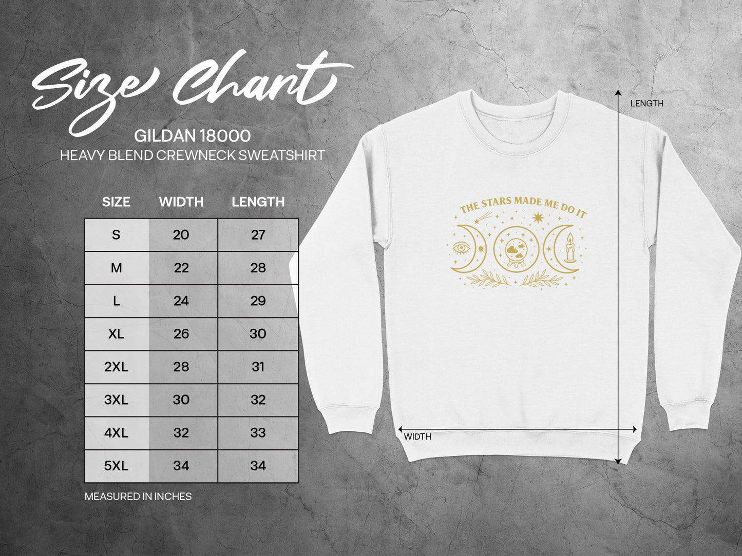 The Stars Made Me Do It Heavy Blend Sweatshirt product