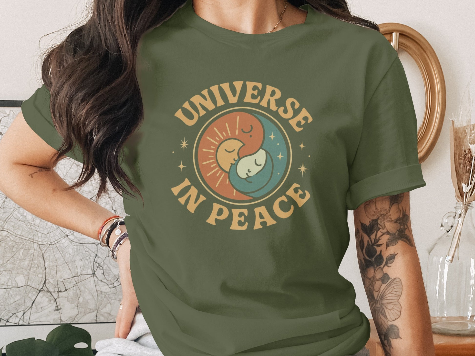 Universe In Peace Graphic T-Shirt product