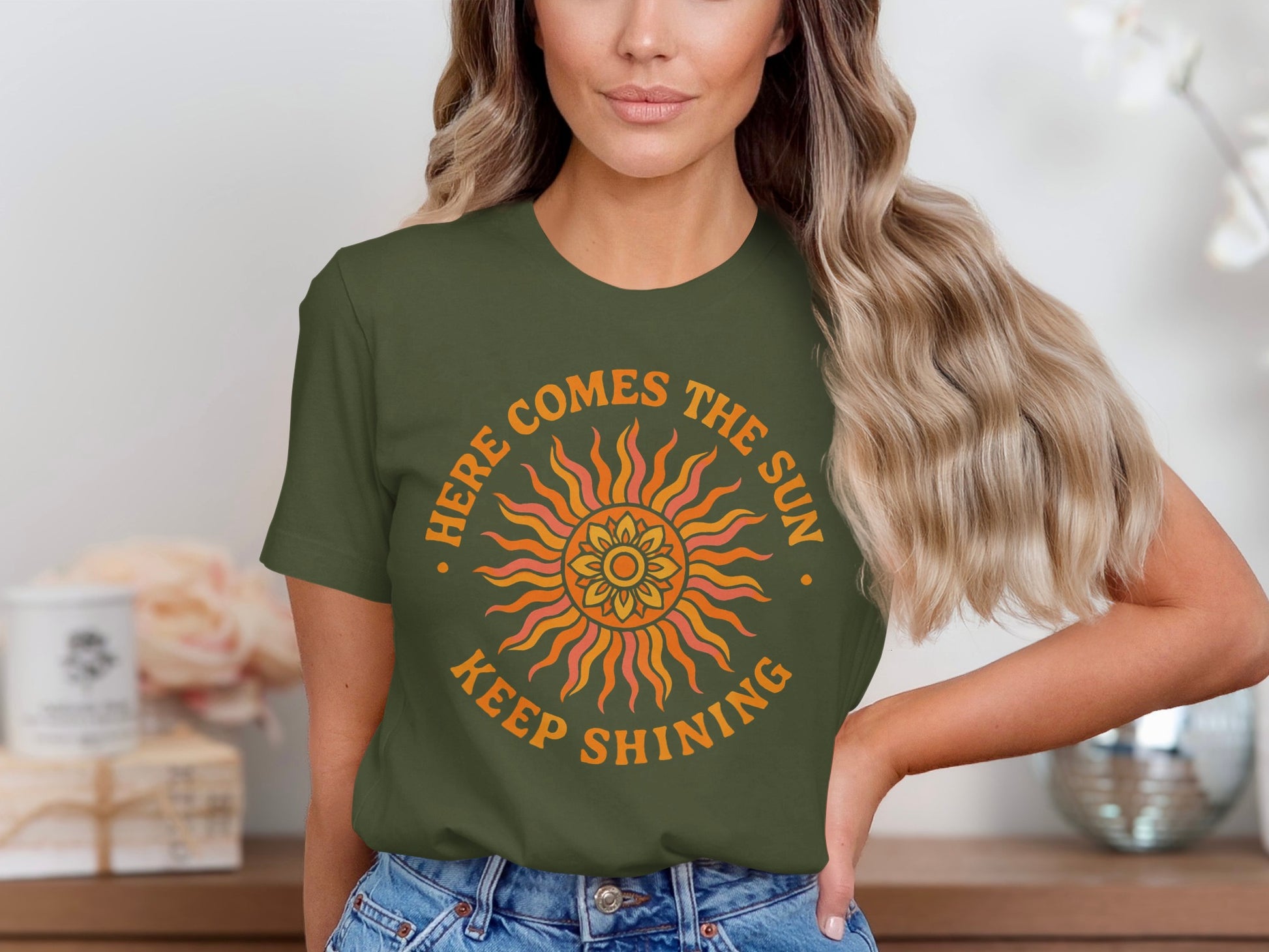 Here Comes the Sun Keep Shining Graphic Tee product