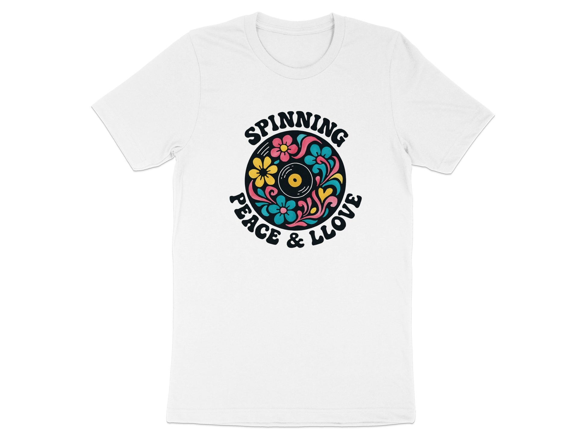 Spinning Peace and Llove Graphic T-shirt product type
