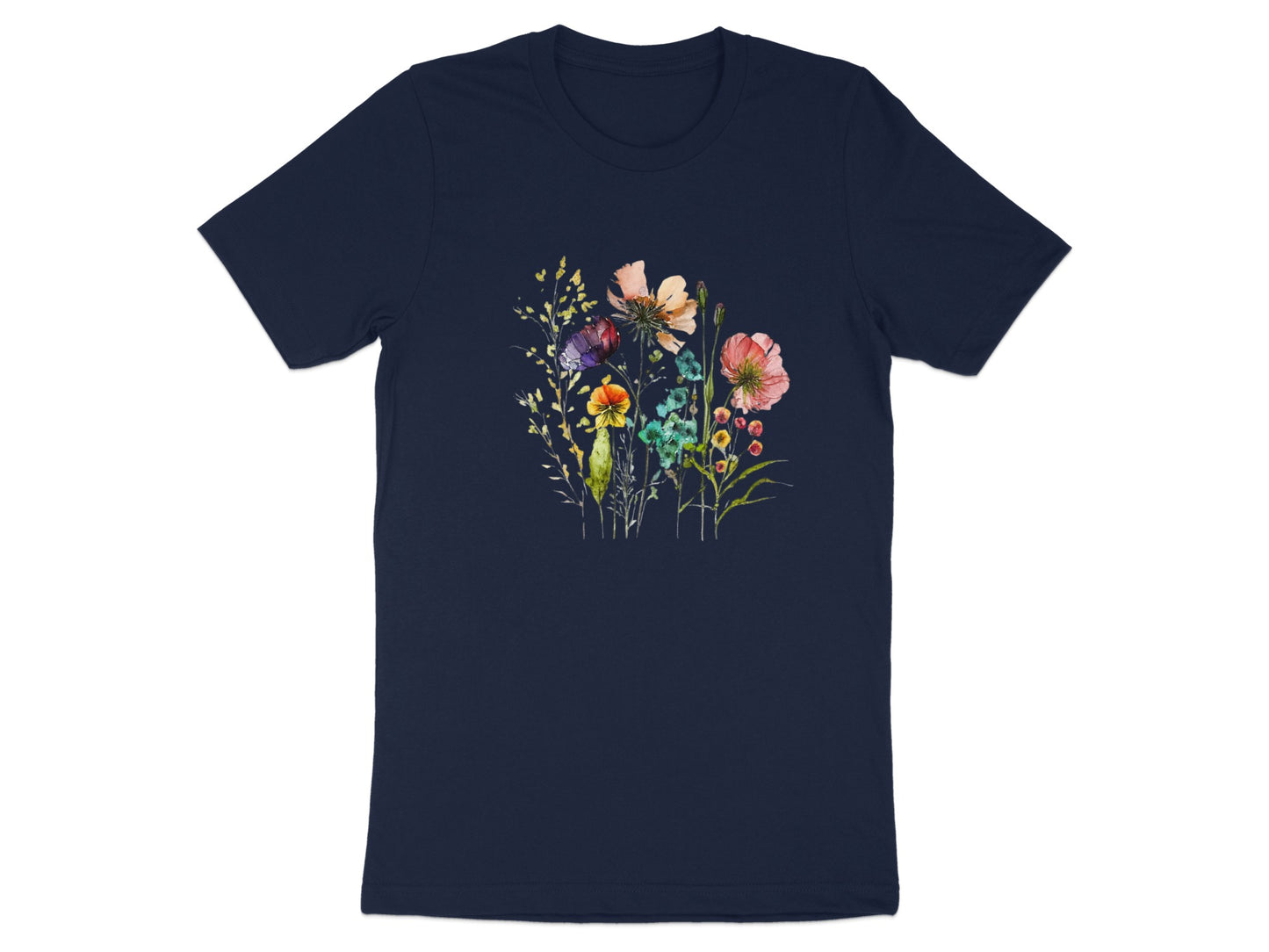 Vibrant Floral Design Graphic Flowers T-Shirt product