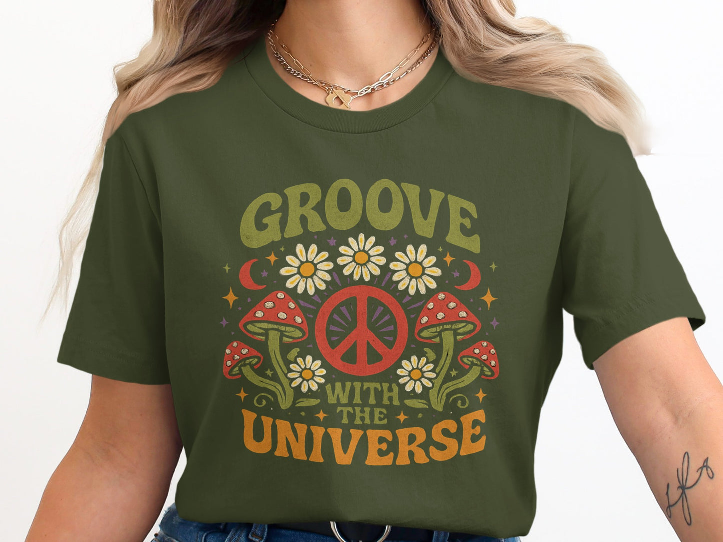 Groove With The Universe Peace Sign T-Shirt product type