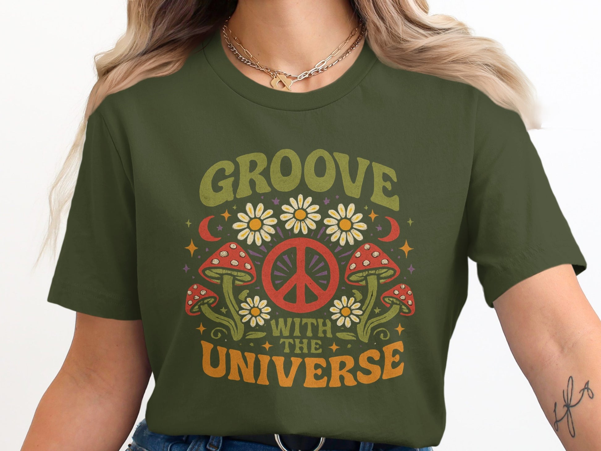 Groove With The Universe Peace Sign T-Shirt product type