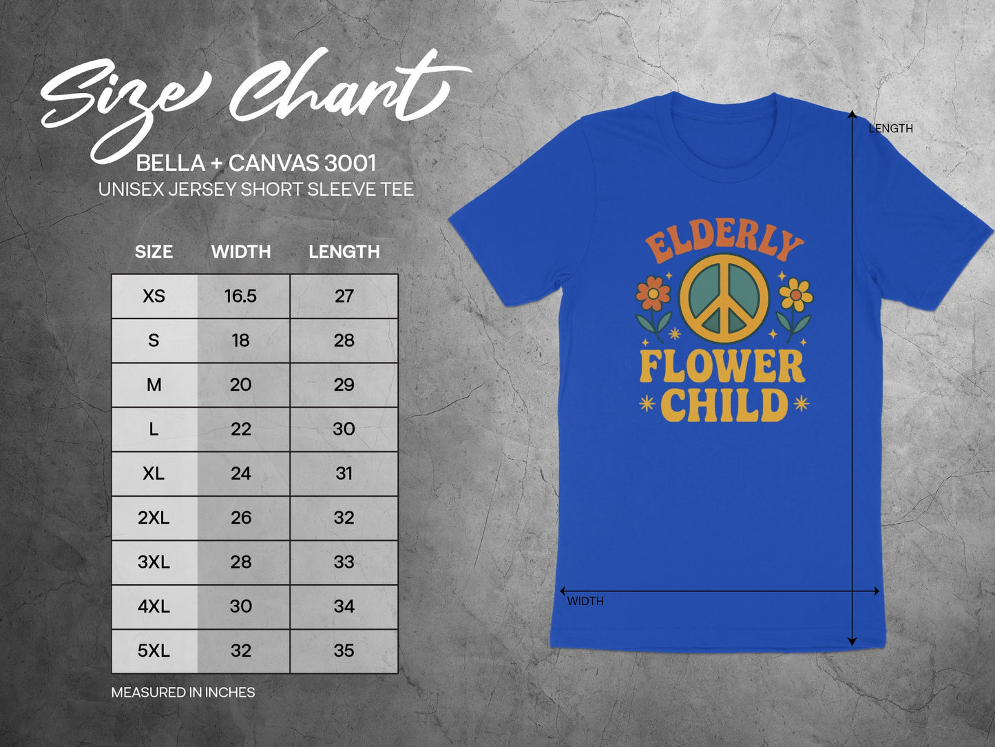 Elderly Flower Child Unisex Jersey Short Sleeve Tee product