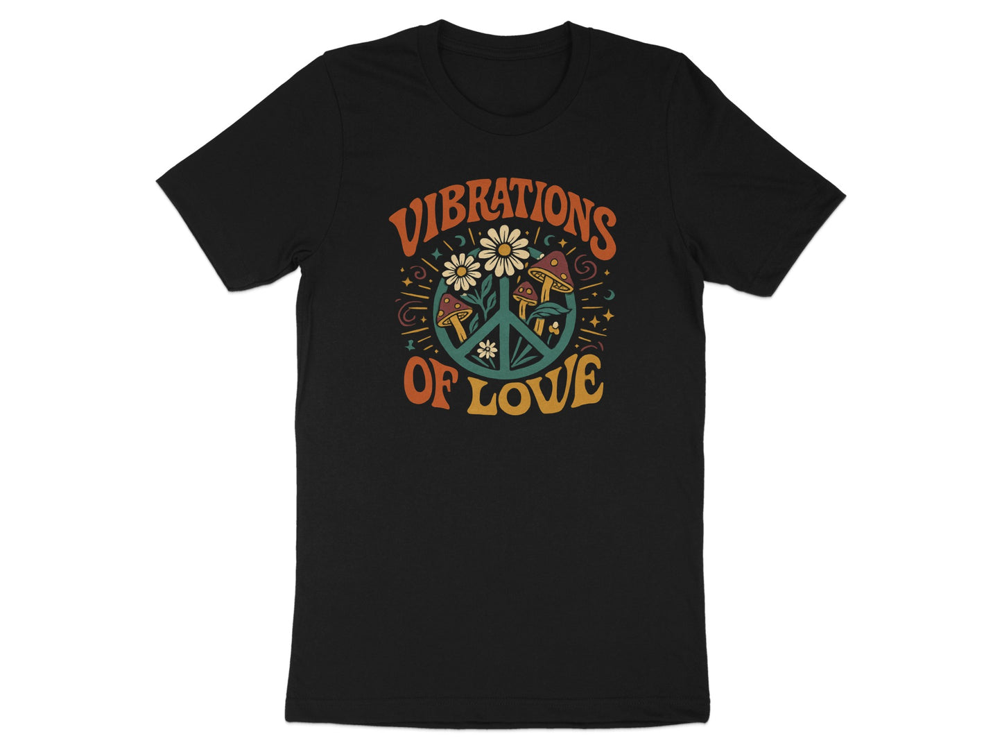 Vibrations of Love Anchor Design T-shirt Product