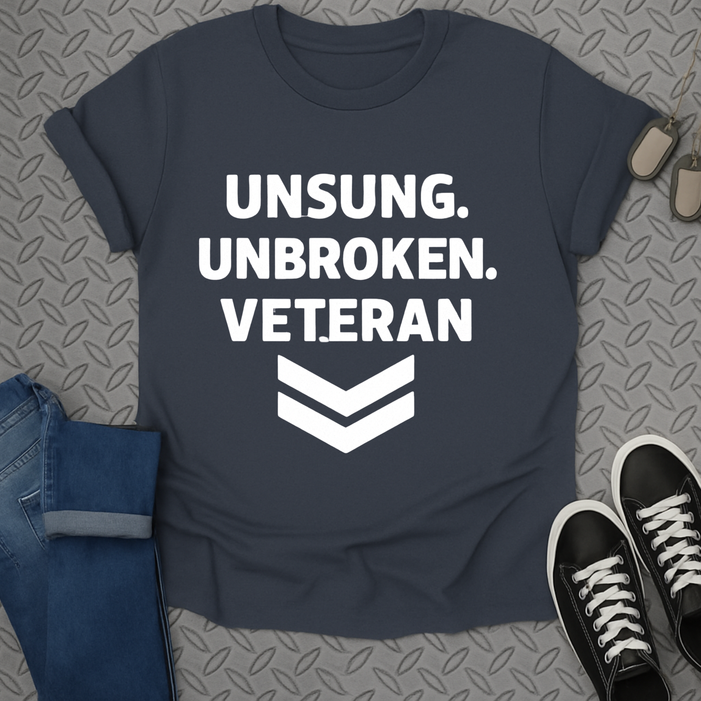 unsung unbroken veteran tshirt