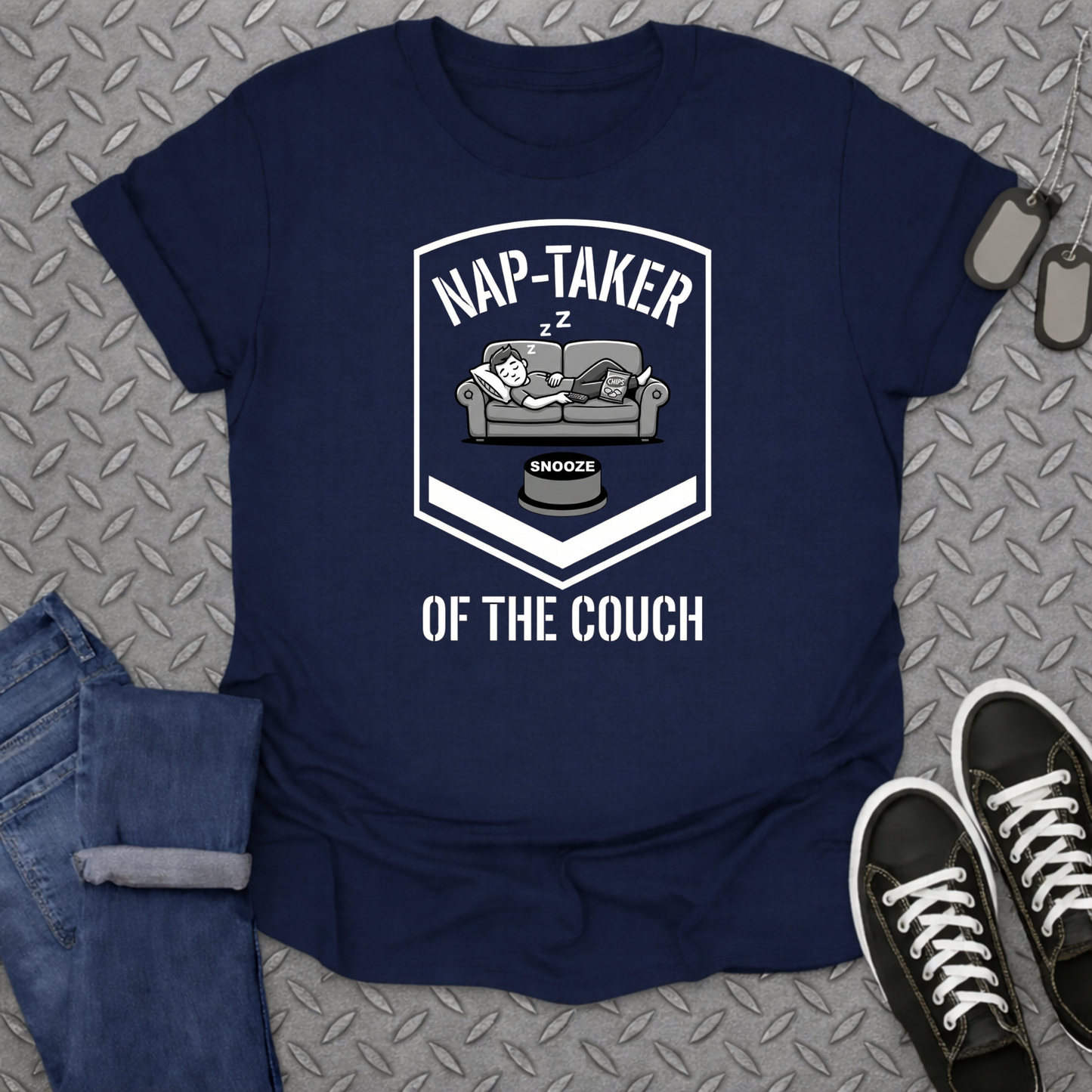 Nap-Taker of The Couch Snooze Graphic T-shirt