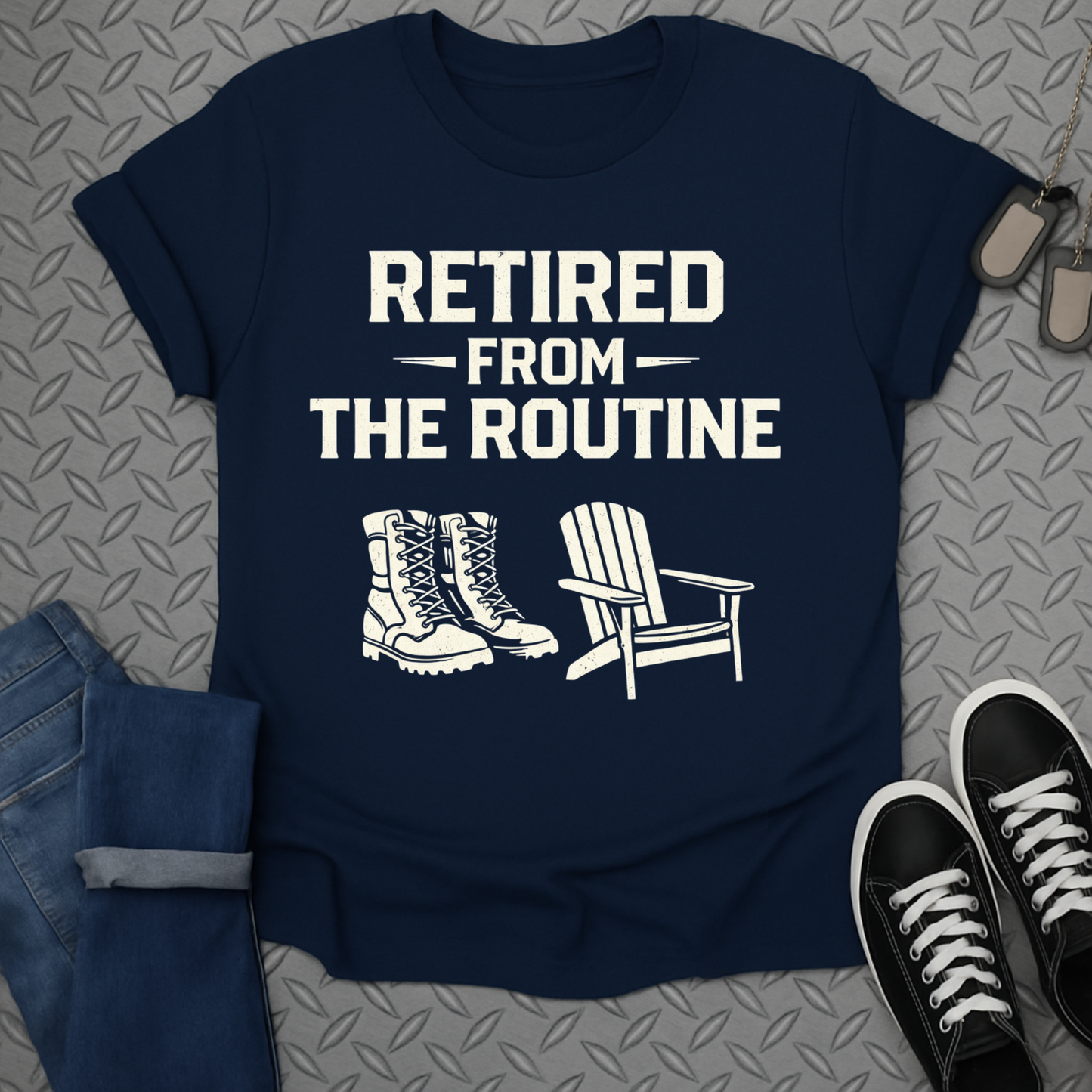Retired From The Routine Men's T-shirt