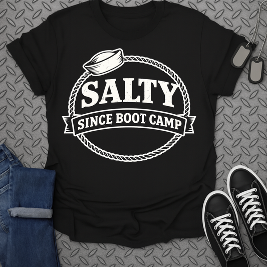 Salty Since Boot Camp Graphic T-shirt