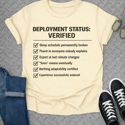 Deployment status verified tshirt
