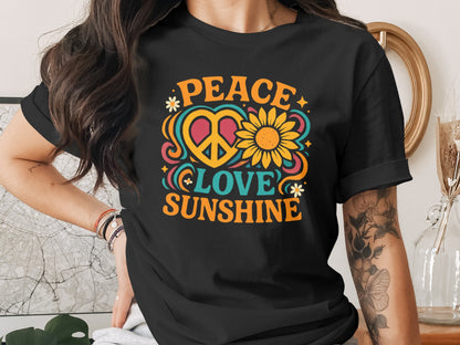Peace Love Sunshine Graphic Shirt Product Type