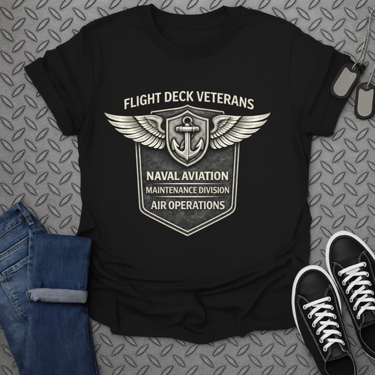 Flight deck veterans tshirt