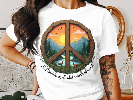 Peaceful Nature Scene What A Wonderful World product type