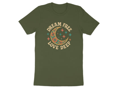 Dream Free Love Deep Moon and Stars T-Shirt product