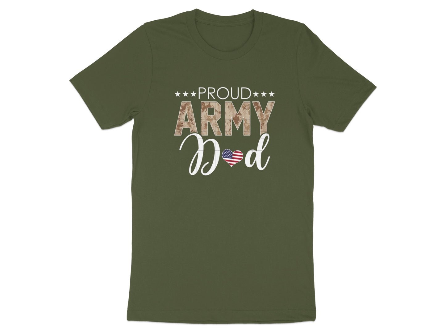 Proud Army Dad Shirt Military Family Apparel Gift