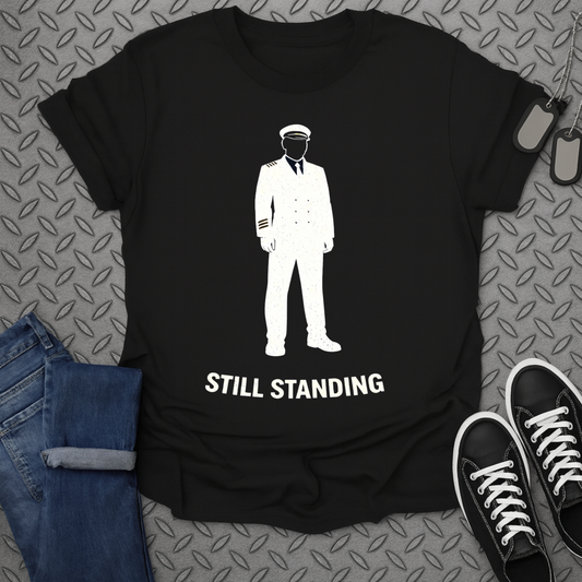 Still Standing Captain Design Tee for Enthusiasts