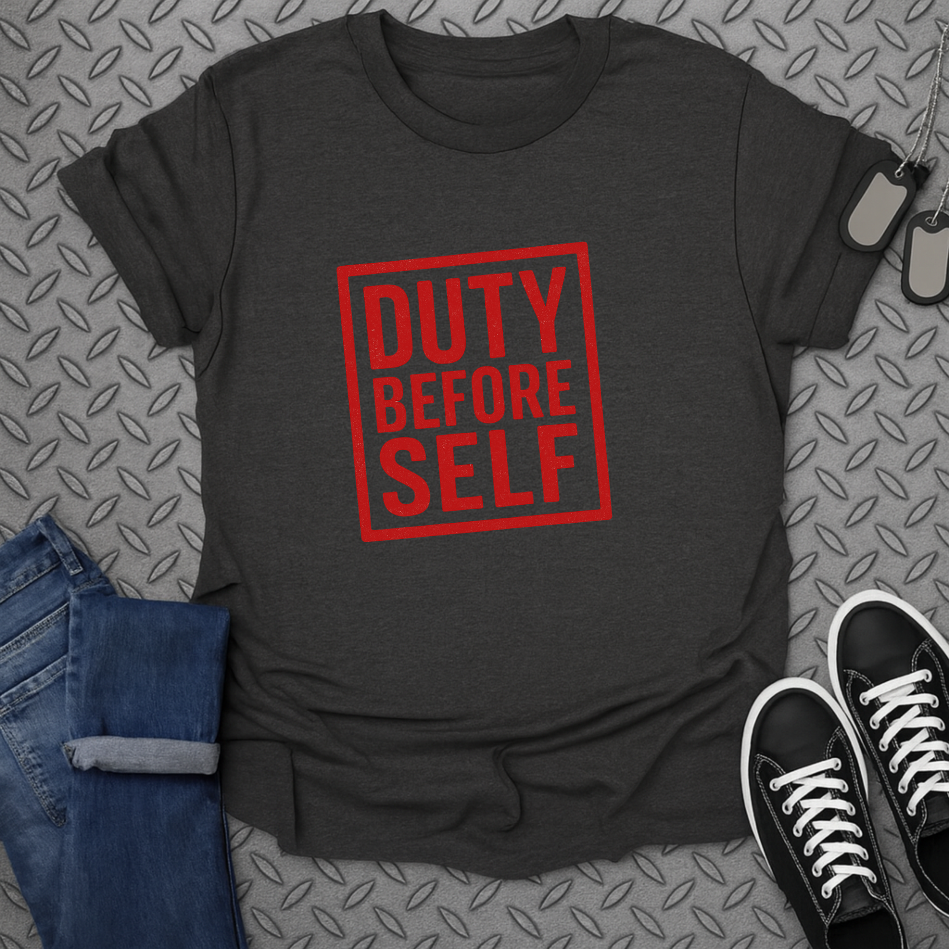 Duty Before Self Graphic Tee Shirt for Everyday Style