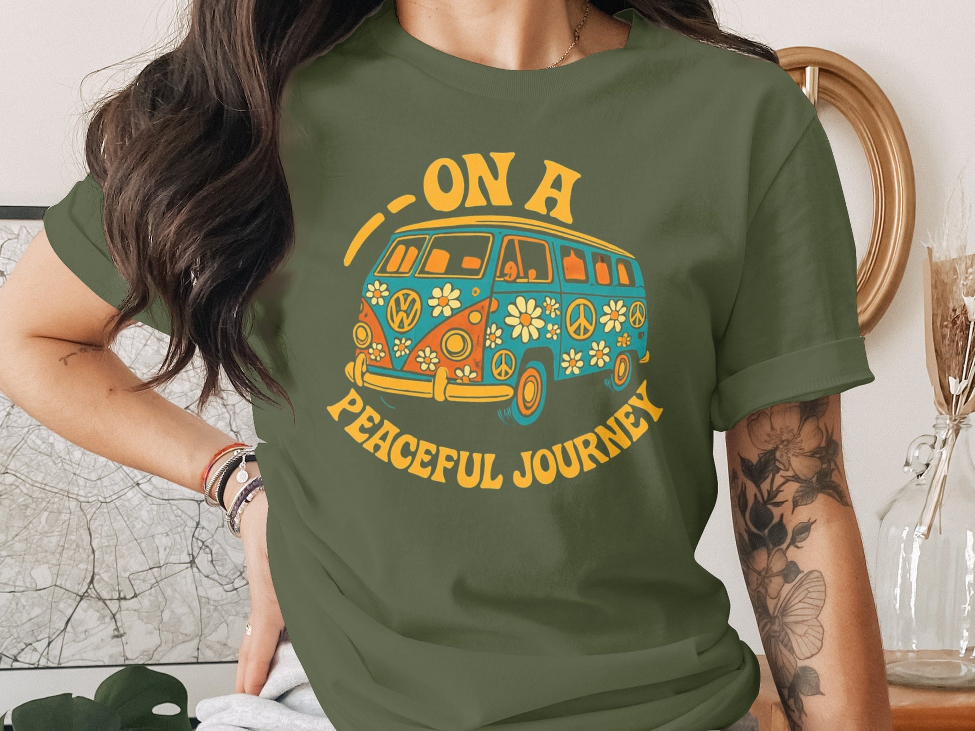 On A Peaceful Journey Graphic T-Shirt product