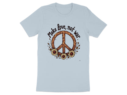 Make Love Not War Peace Sign Graphic T-shirt product type