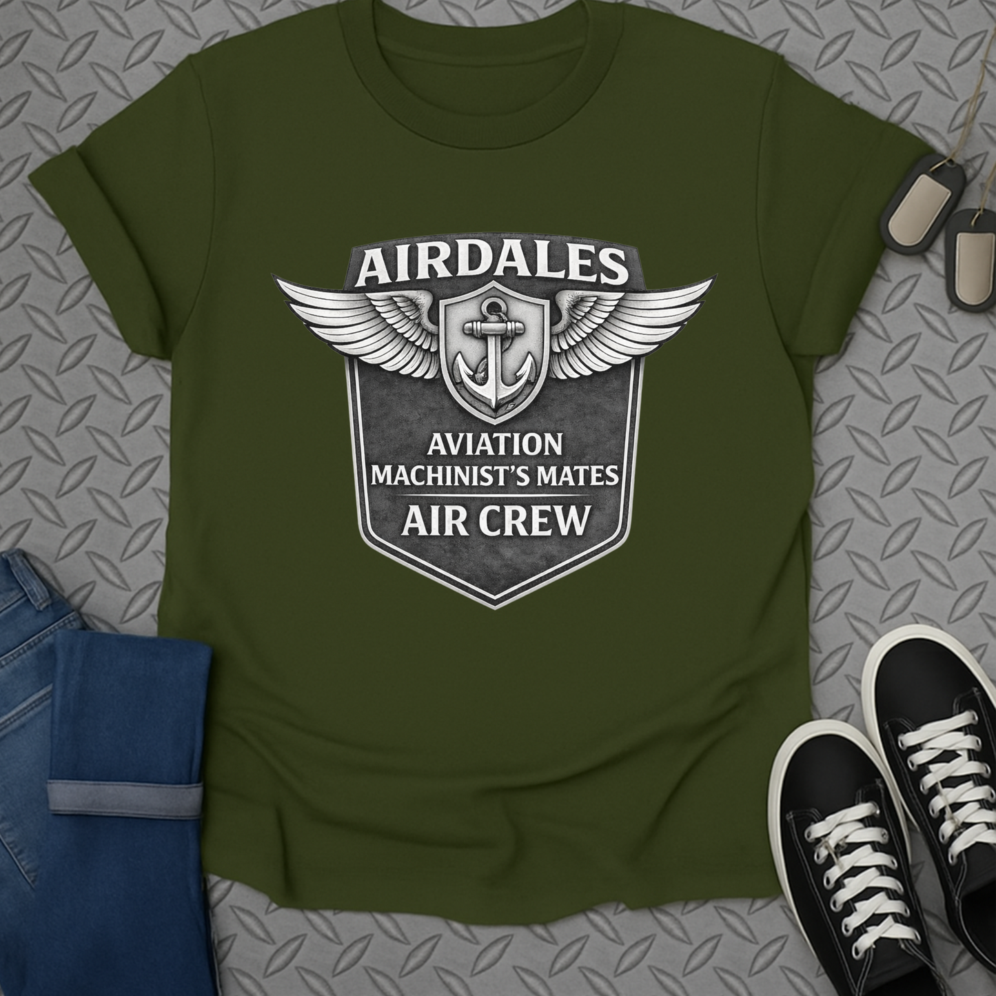 Airdales Aviation Machinist's Mates Air Crew T-Shirt