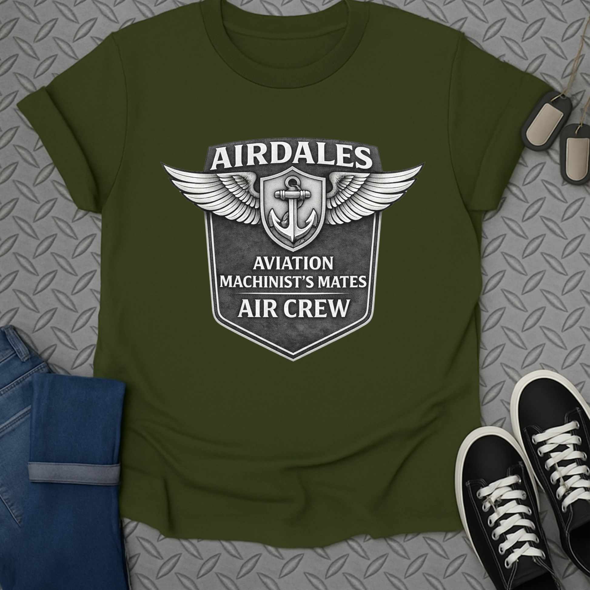 Airdales Aviation Machinist's Mates Air Crew T-Shirt